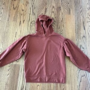 SALE!! Madewell cropped hooded sweatshirt, Size S EUC